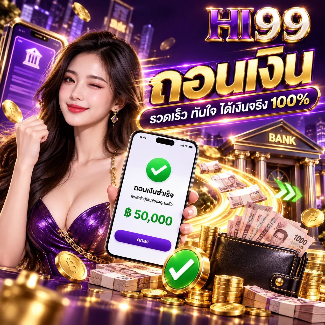 ฝาก ถอน อัตโนมัติ 24 ชั่วโมง 2 วินาทีก็เล่นได้ ไม่ต้องแจ้ง